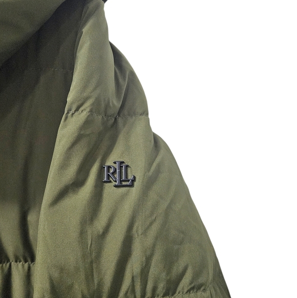 Ralph Lauren Pillow Hood Longline Down & Feather Jacket Size XXL - Picture 4 of 10